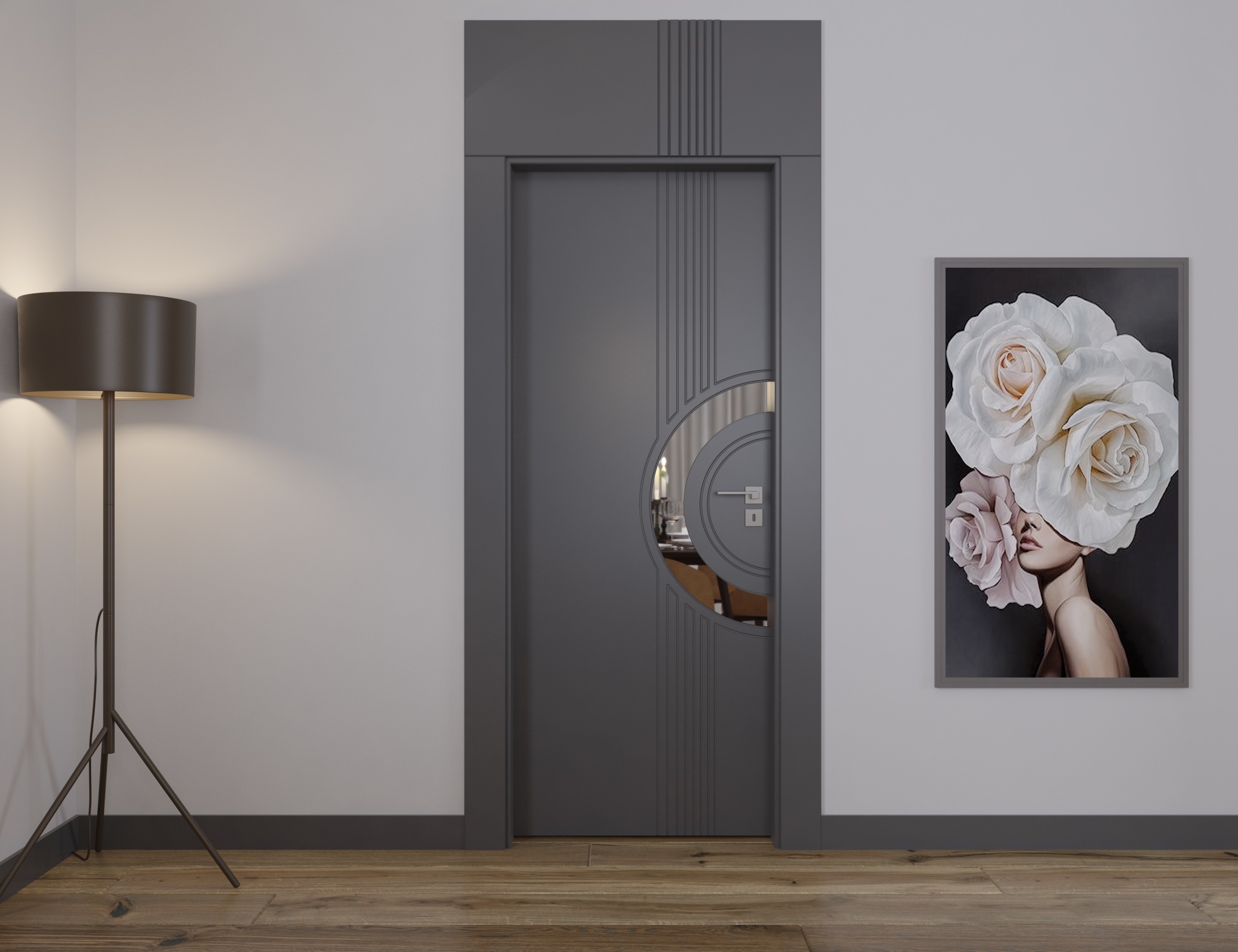 BY-6003 Porte intérieure Laqué